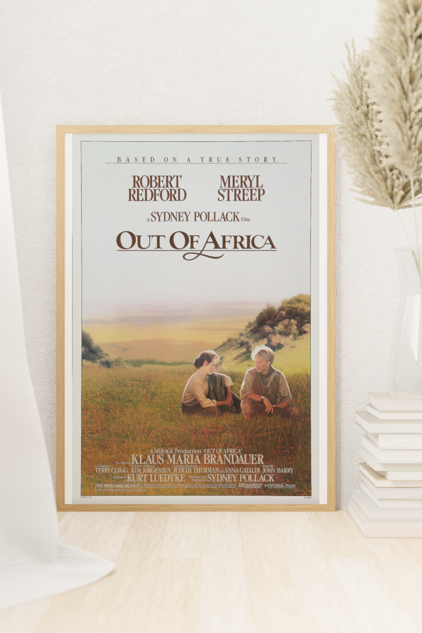 Poster "Out of Africa" , film culte de 1985, film d'amour