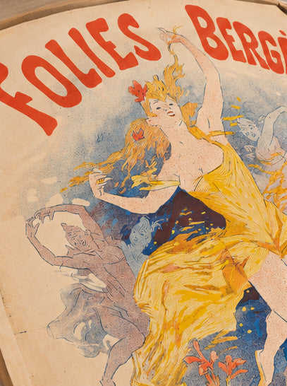 Affiche Folies Bergère « Fleur de Lotus » — Jules Chéret, Poster Belle Époque 1893
