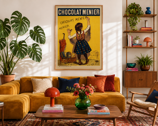 Affiche Chocolat Menier Vintage — Bouisset, Poster Belle Époque