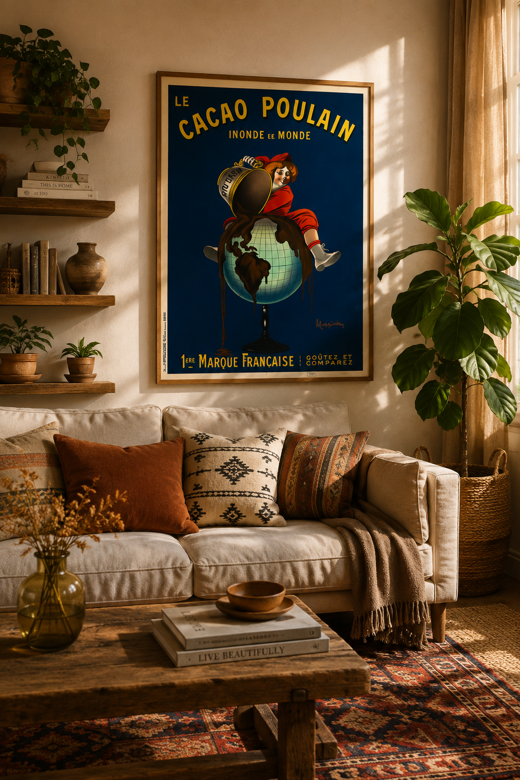 Affiche Cacao Poulain Vintage — Cappiello, Poster Chocolat