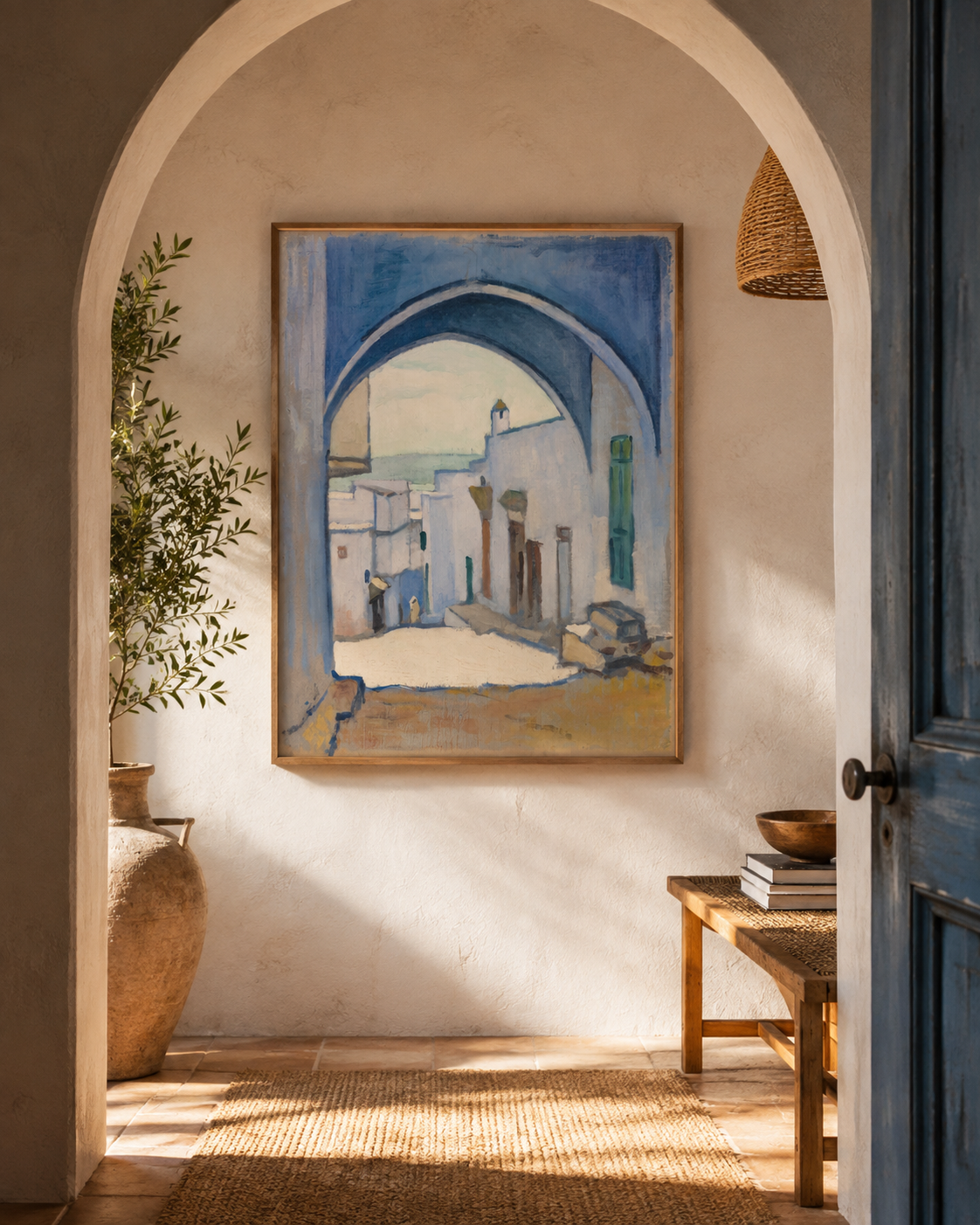 Affiche La Citadelle à Tanger — Marquet, Poster Maroc Vintage