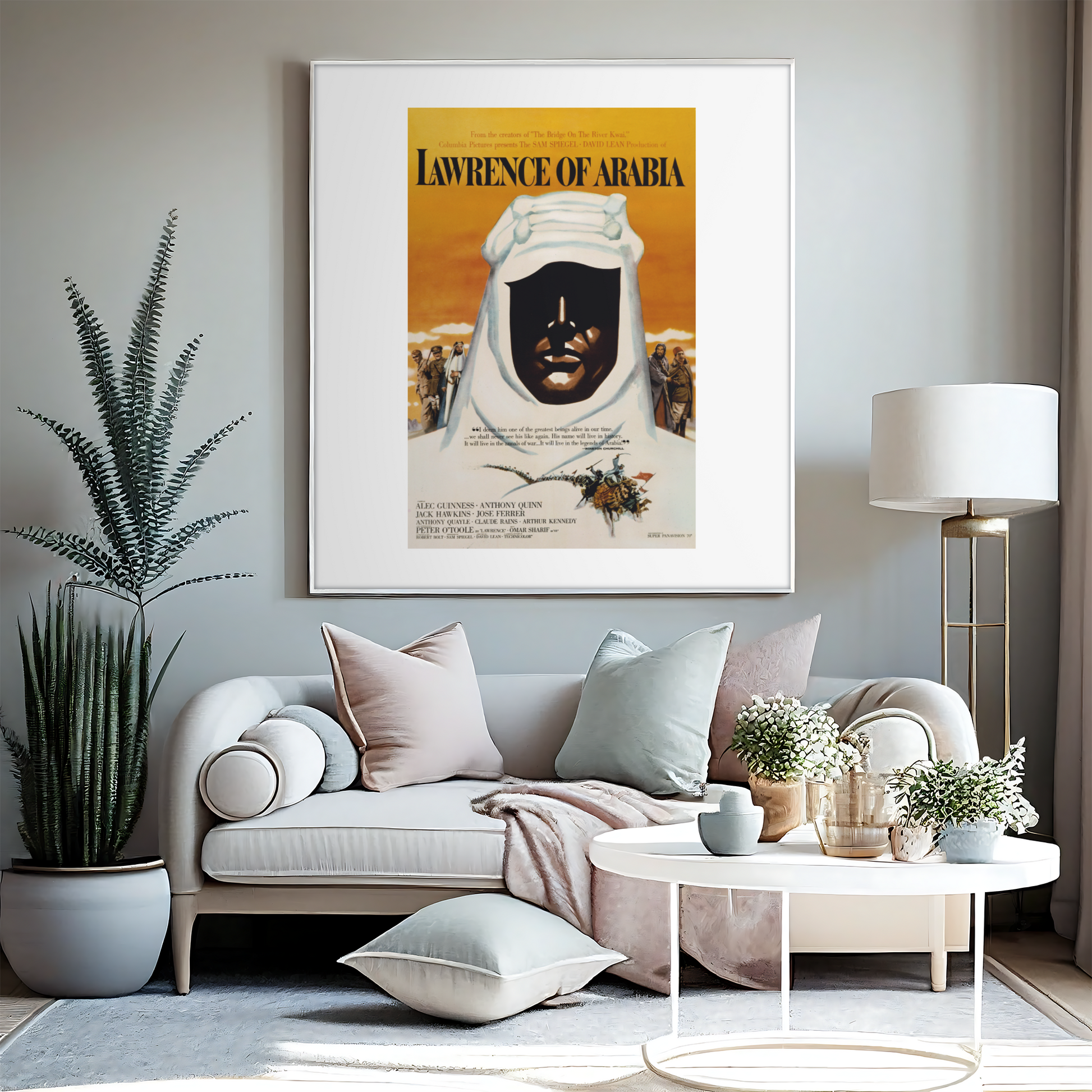 Poster américain  1962, film culte américain Lawrence d'Arabie - Trendsandprints
