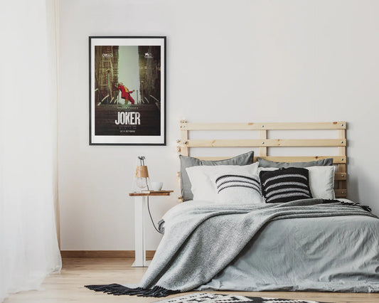 Poster le Joker avec Joaquin Phoenix, film culte américain, film Batman Trendsandprints