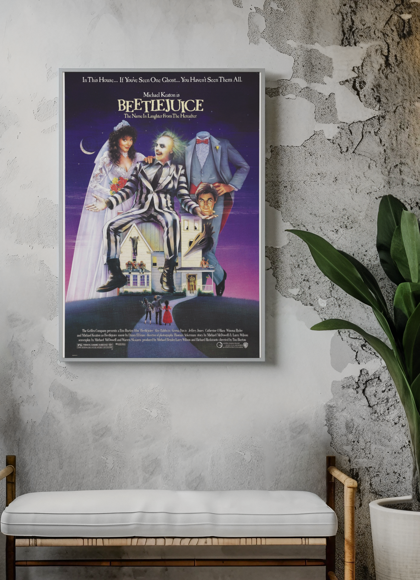 Poster premium film Beetlejuice 1988