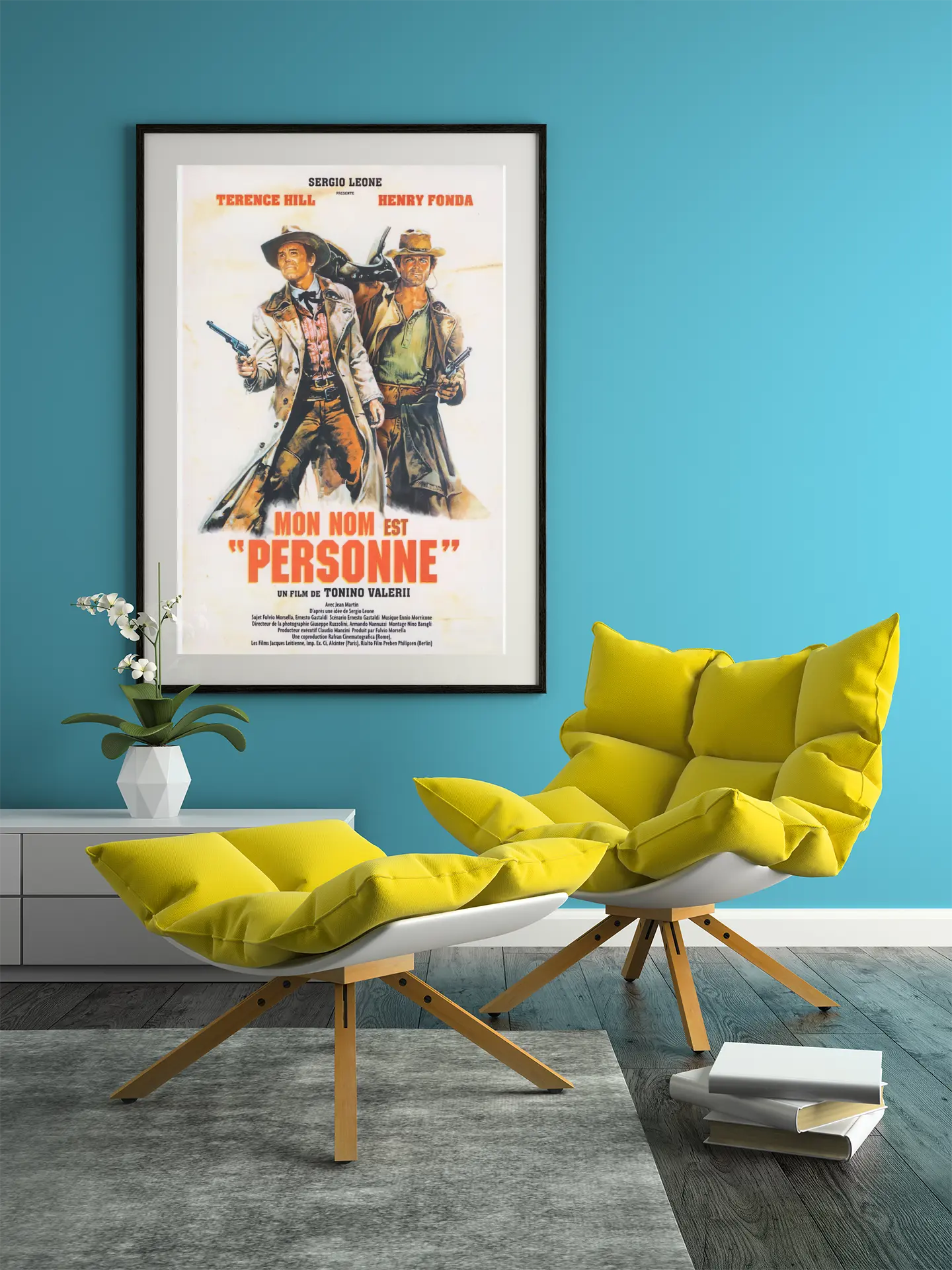 Poster mon nom est personne français, film western spaghetti terrence hill henry fonda Trendsandprints