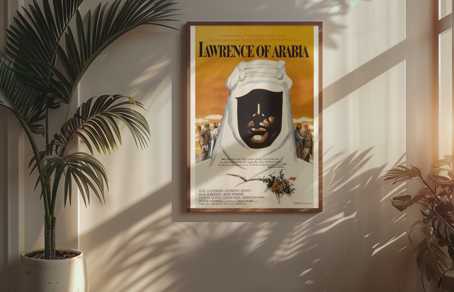 Poster américain  1962, film culte américain Lawrence d'Arabie - Trendsandprints