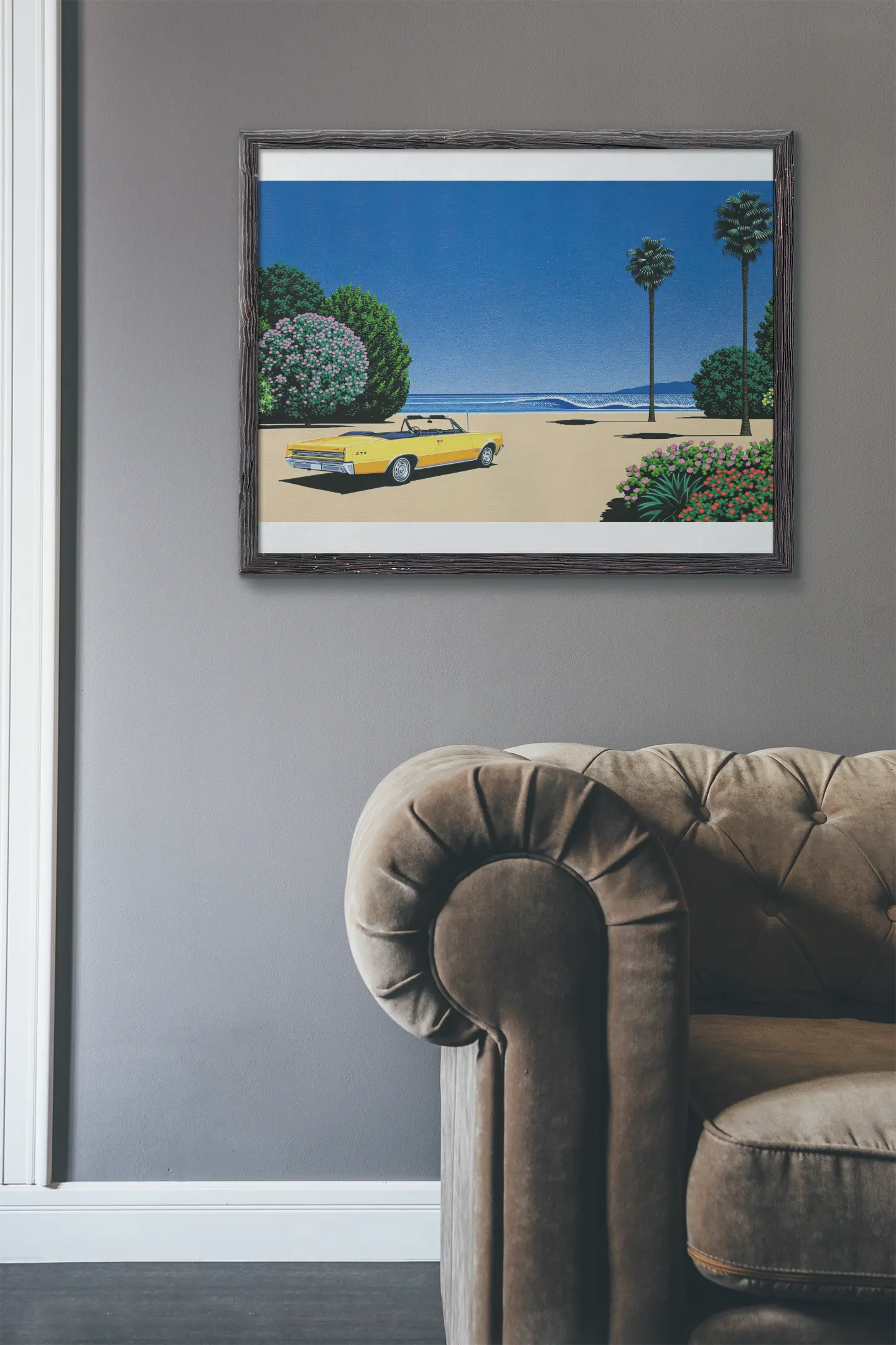 Poster Hiroshi Nagai, poster Californie, poster city pop Trendsandprints