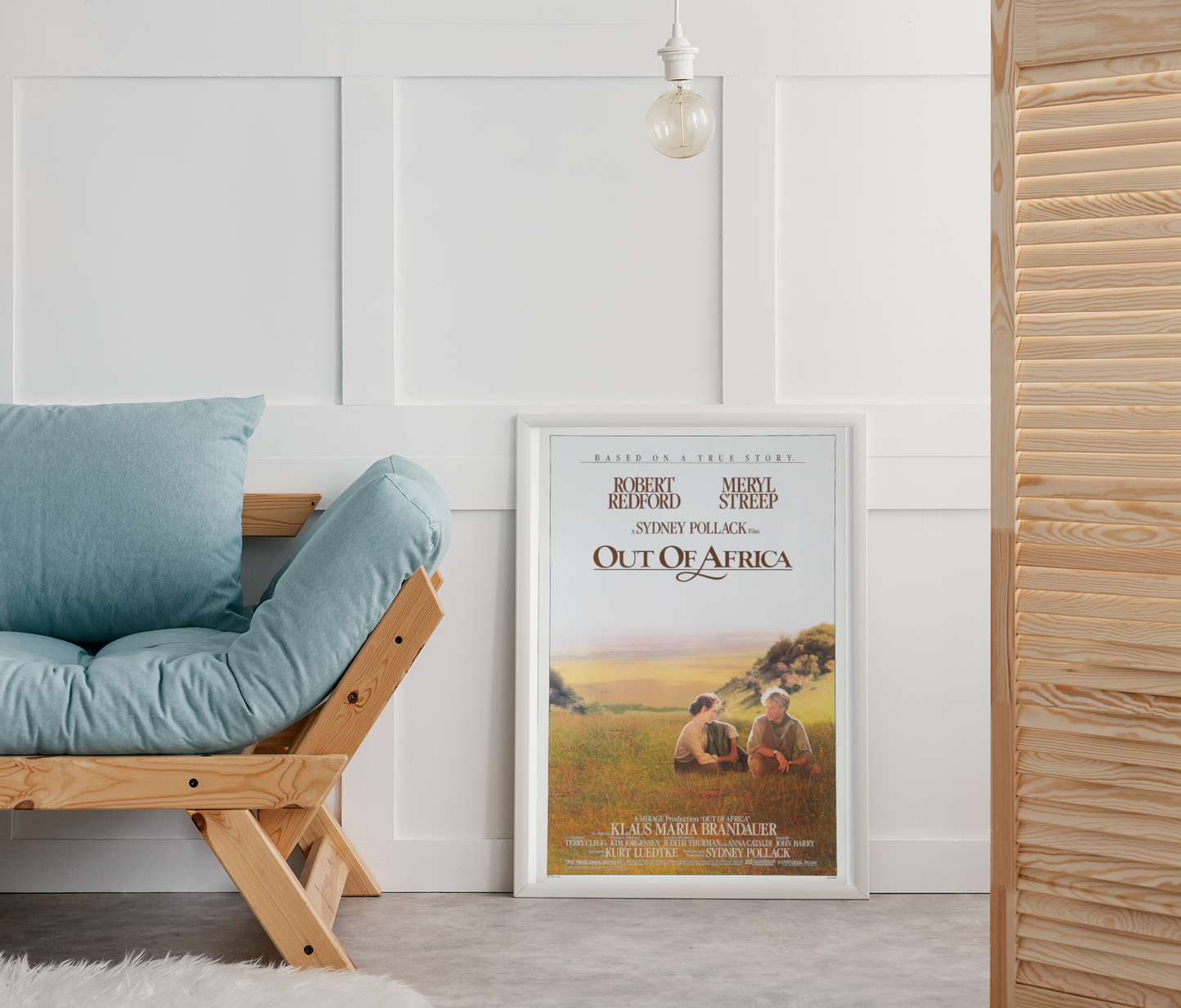 Poster "Out of Africa" , film culte de 1985, film d'amour