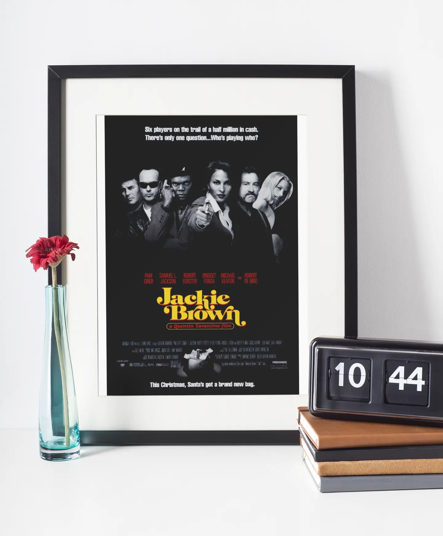Poster Jackie Brown 1997,  Quentin Tarantino film, film culte américain Trendsandprints
